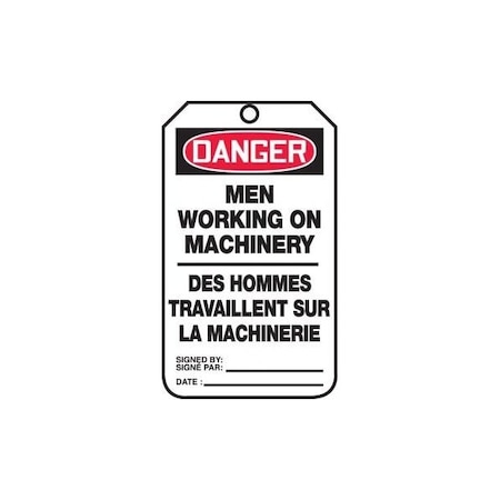 Accuform PF-Cardstock, 3-1/4 in Width, 1/4 in Height, , 25 PK TCF184CTP